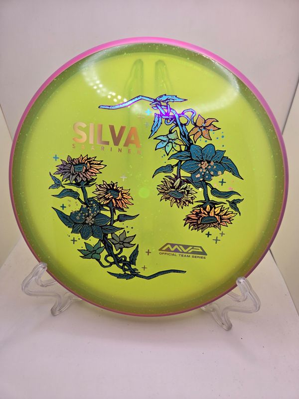 Axiom Particle Glow Soft Proton Proxy - Silva Saarinen Team Series Dayglow Yellow with Purple Rim 172g