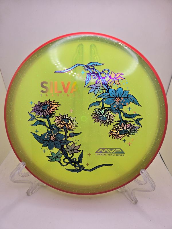 Axiom Particle Glow Soft Proton Proxy - Silva Saarinen Team Series Dayglow Yellow with Red Rim 165g