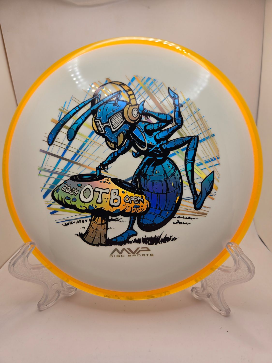 Axiom Discs OTB Open 2024 – Prism Neutron Trance Light White with Orange Rim 174g