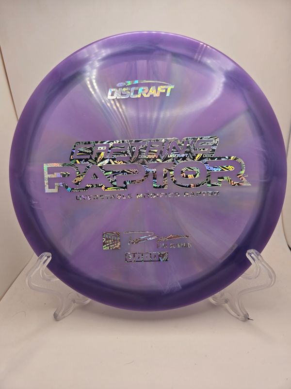 Discraft Discs Paul Ulibarri Captain&#39;s Raptor Z Swirl Purple 173-174g