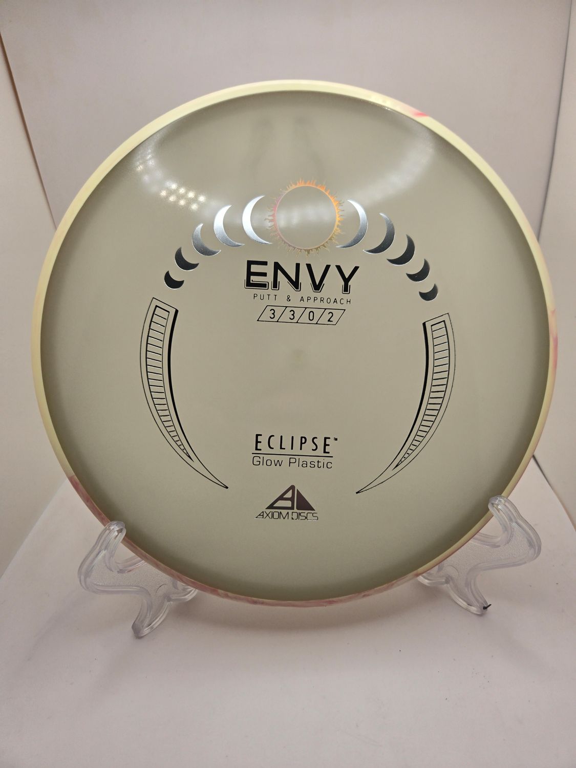 Axiom Disc Envy Eclipse with White/Pink Swirly Rim 174g