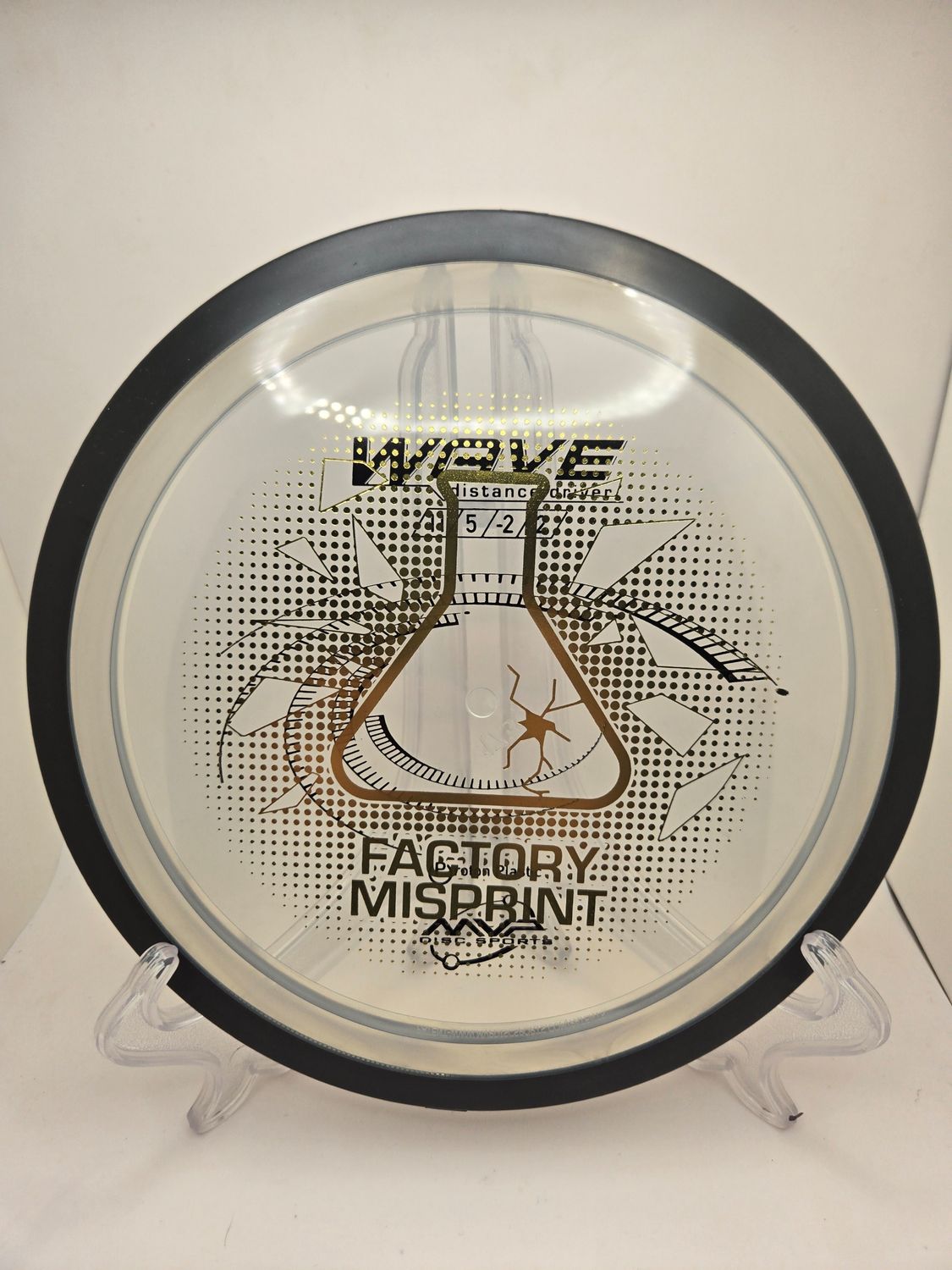 MVP Discs Misprint Clear Wave Proton 173g