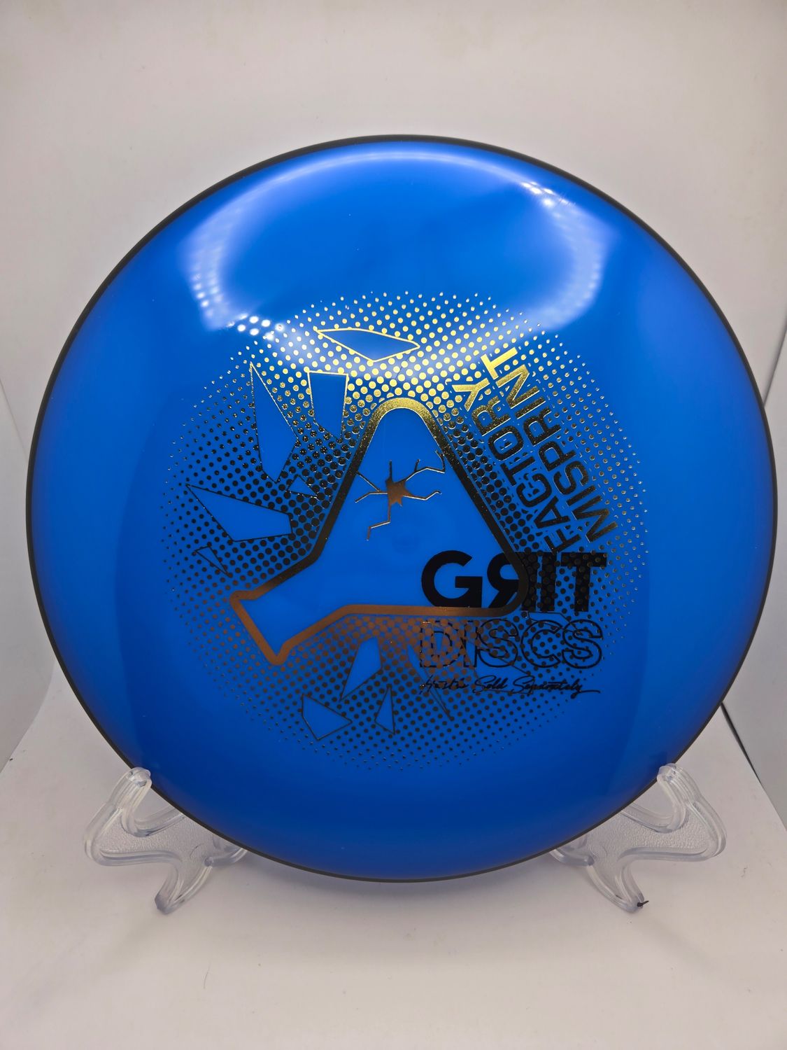 MVP Discs Misprint Glitch Neutron Blue with Black Rim 152g