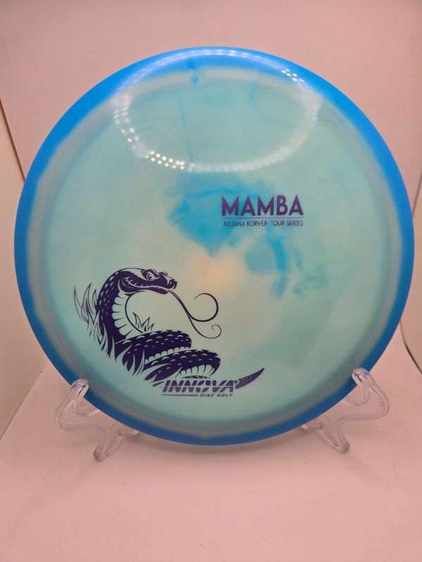 Innova Discs Mamba – Juliana Korver 2025 Team Champion Series Halo Star Proto Glow Light Blue 166g