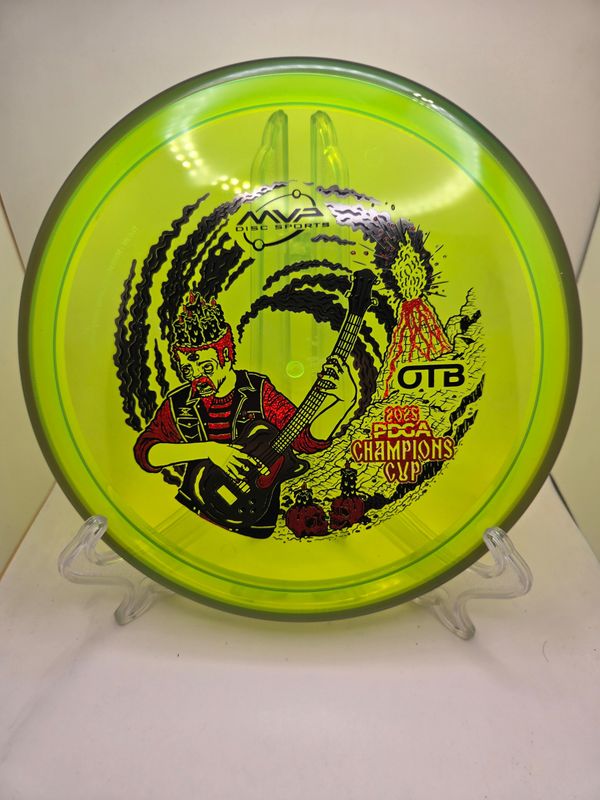 Axiom Discs Prism Proton Soft Pyro - Champions Cup Edition Dayglow Yellow with Clear Tan Rim 176g