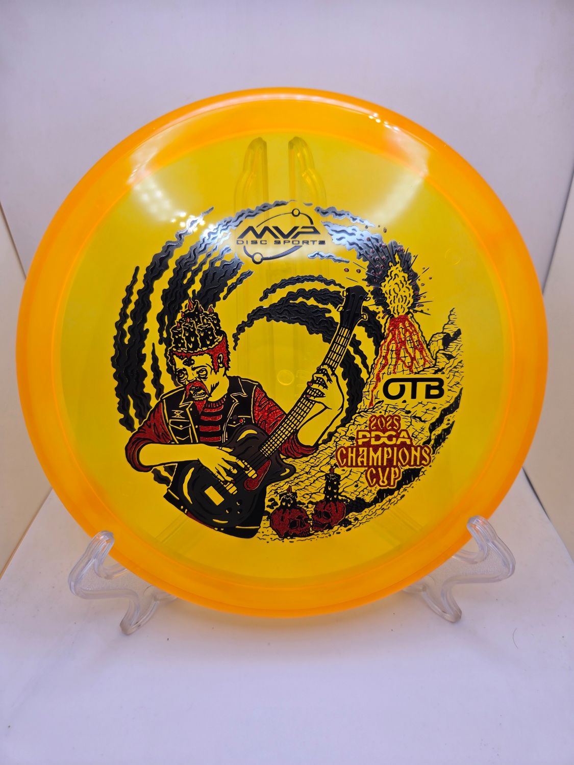Axiom Discs Prism Proton Soft Pyro - Champions Cup Edition Orange with Orange Rim 177g