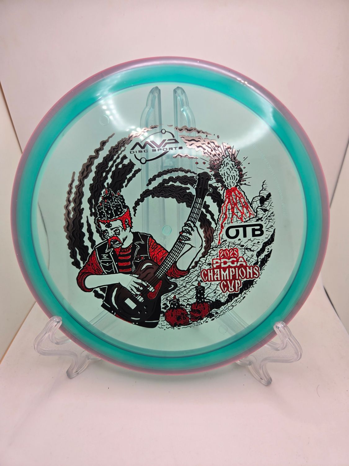 Axiom Discs Prism Proton Soft Pyro - Champions Cup Edition Aqua Green with Lavendar Rim 176g