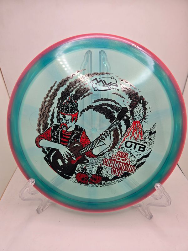 Axiom Discs Prism Proton Soft Pyro - Champions Cup Edition Aqua Green with Pink Rim 176g