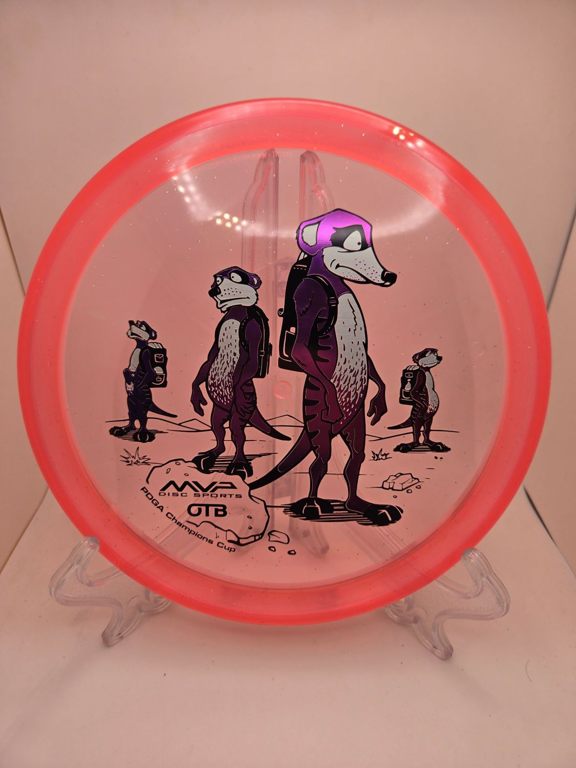 Axiom Discs Prism Proton Crave - Champions Cup Edition Pink with Pink Rim Purple Stamp 158g