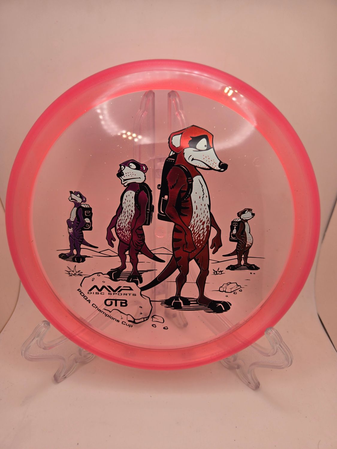 Axiom Discs Prism Proton Crave - Champions Cup Edition Pink with Pink Rim Red Stamp 158g
