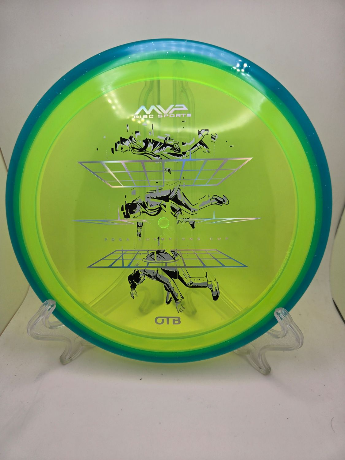 Axiom Discs Prism Proton Soft Defy - Champions Cup Edition Yellow with Green Rim 157g