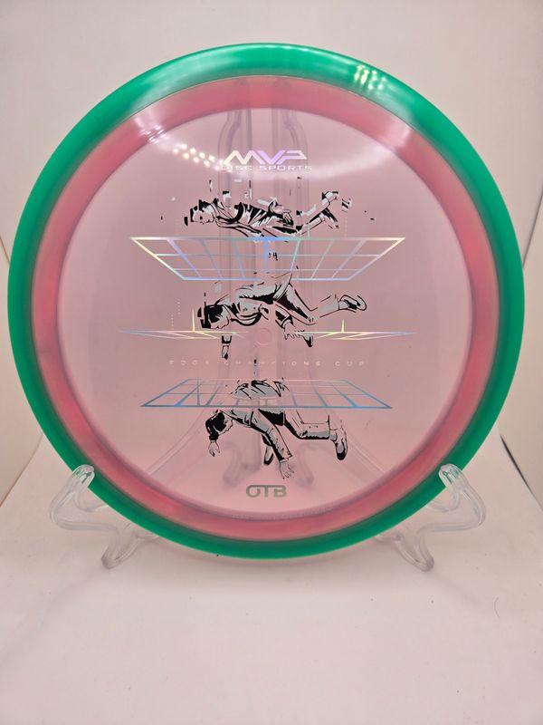 Axiom Discs Prism Proton Soft Defy - Champions Cup Edition Pink with Green Rim 156g