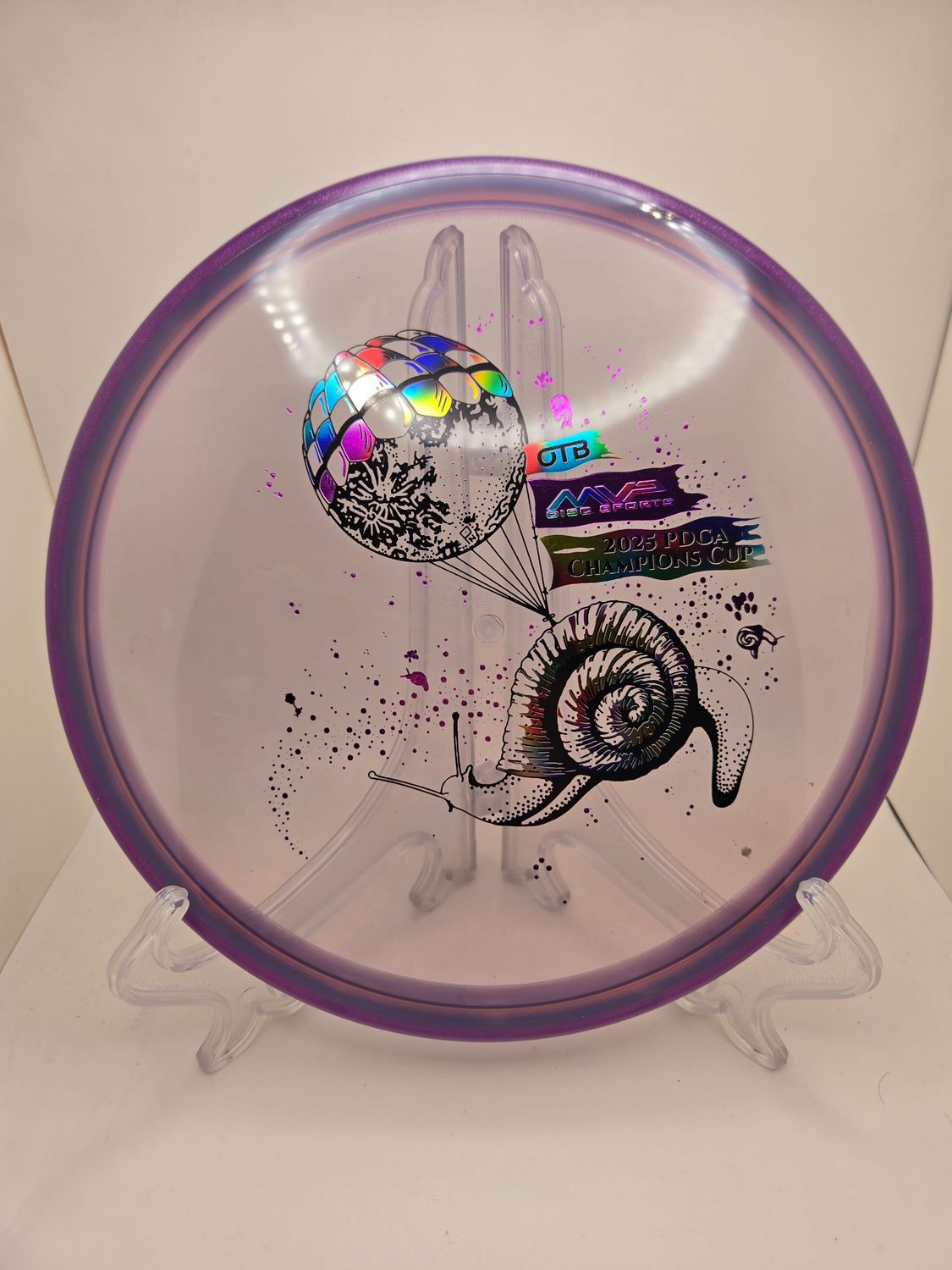 Axiom Discs Prism Proton Soft Envy - Champions Cup Edition Purple with Purple Rim 174g