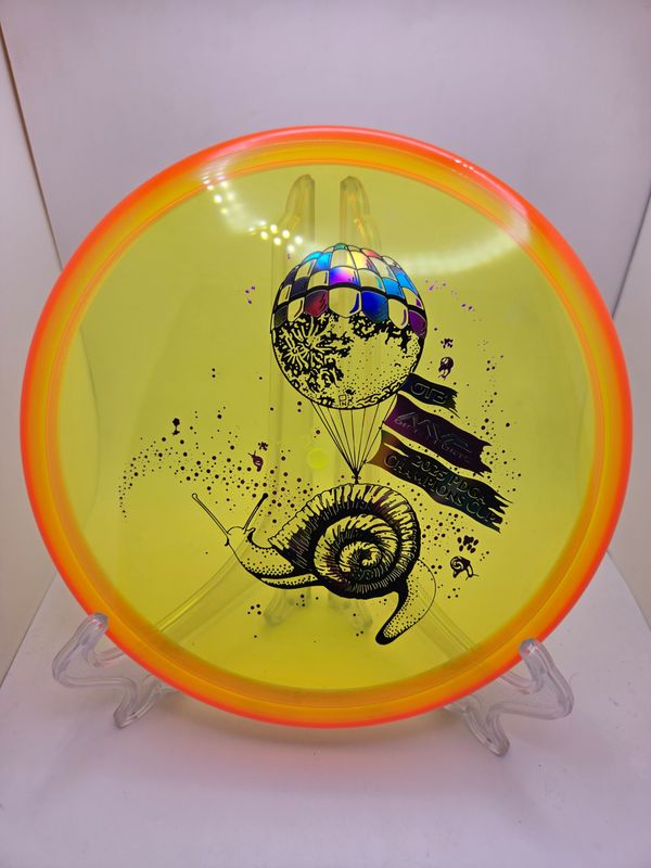 Axiom Discs Prism Proton Soft Envy - Champions Cup Edition Yellow with Orange Rim 174g