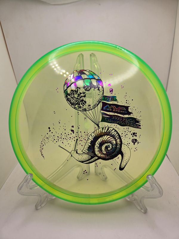 Axiom Discs Prism Proton Soft Envy - Champions Cup Edition Yellow with Green Rim 174g