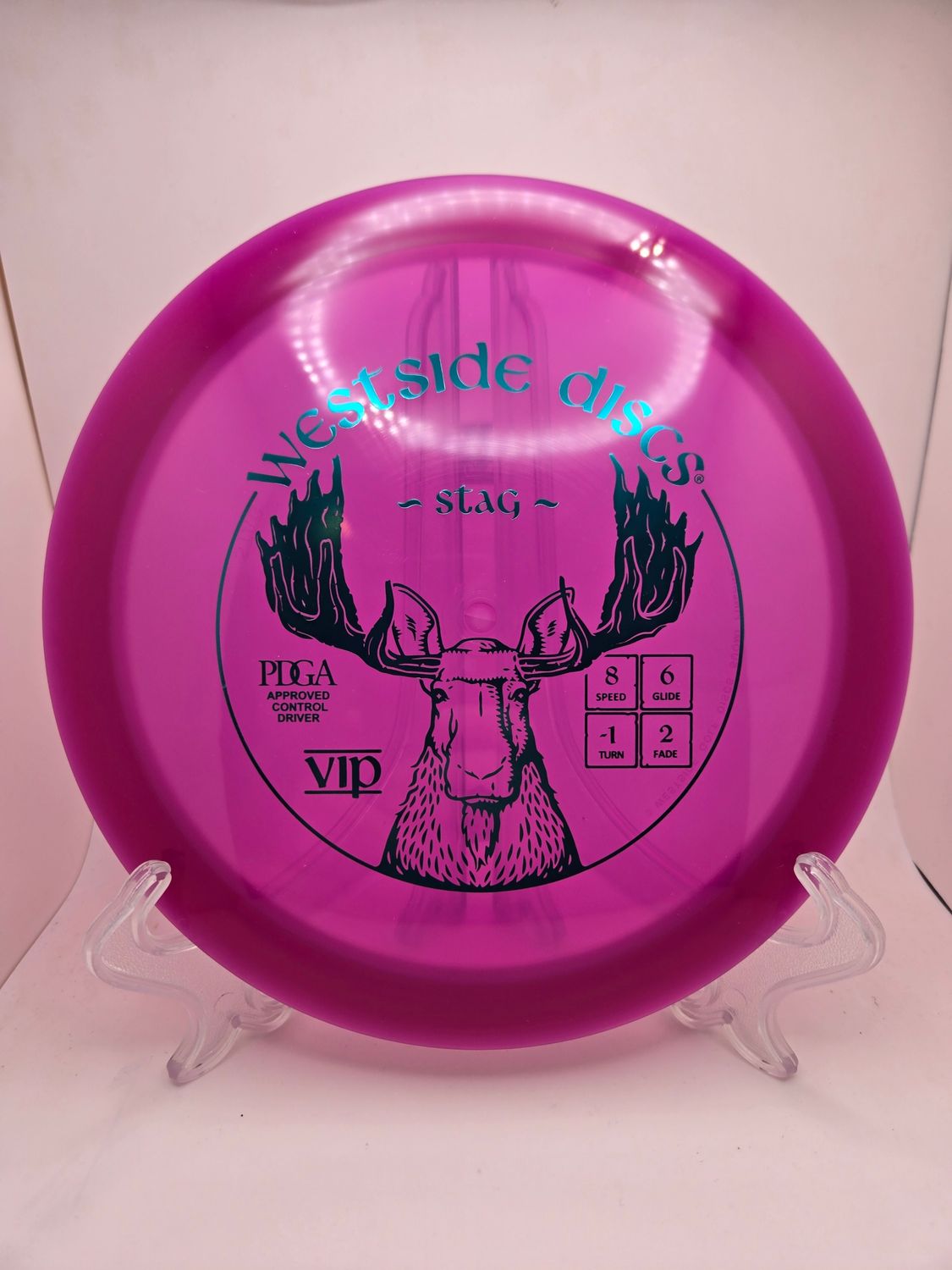 Westside Discs Blank Purple VIP Stag 169g