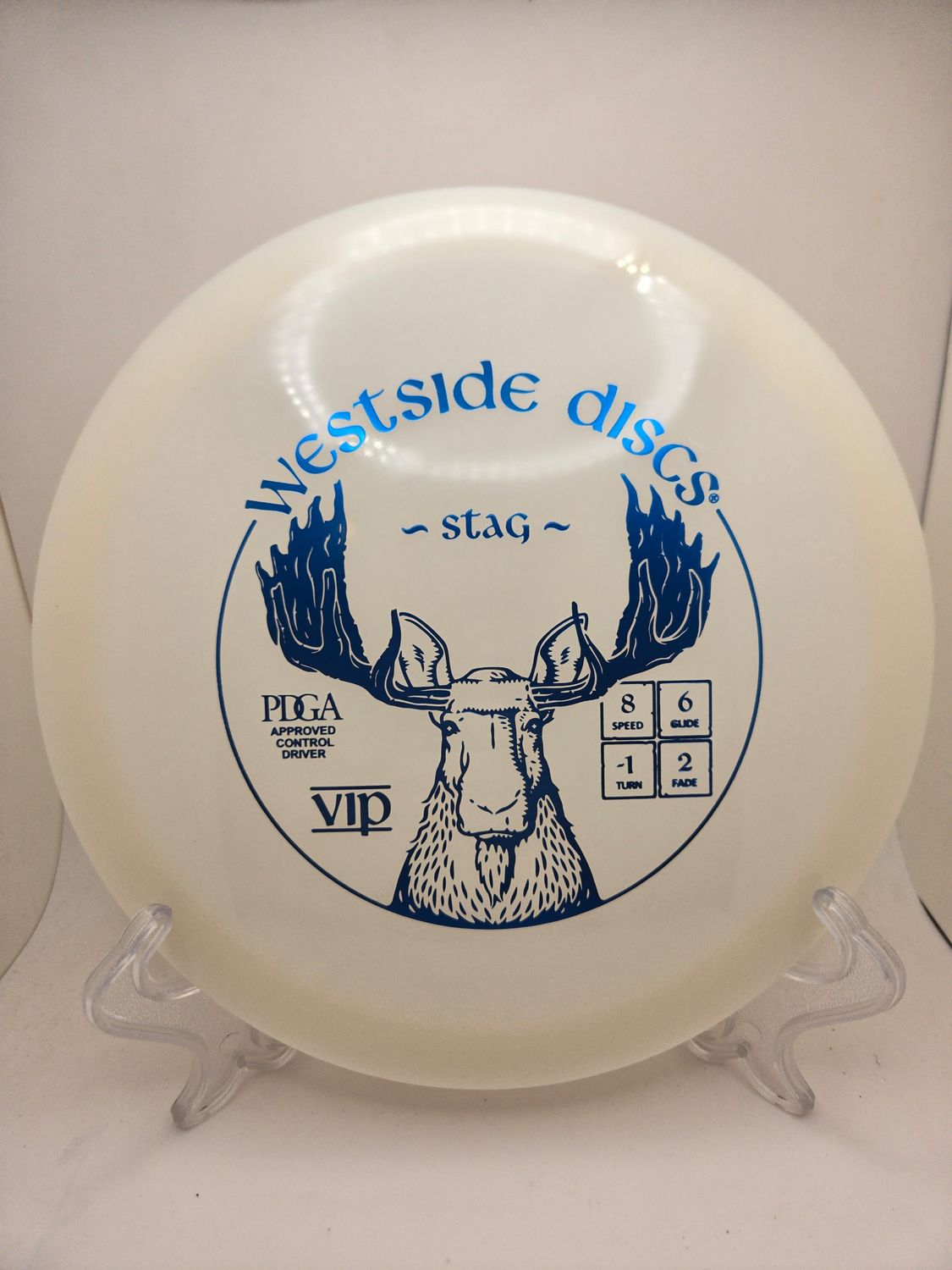 Westside Discs Blank White VIP Stag 174g