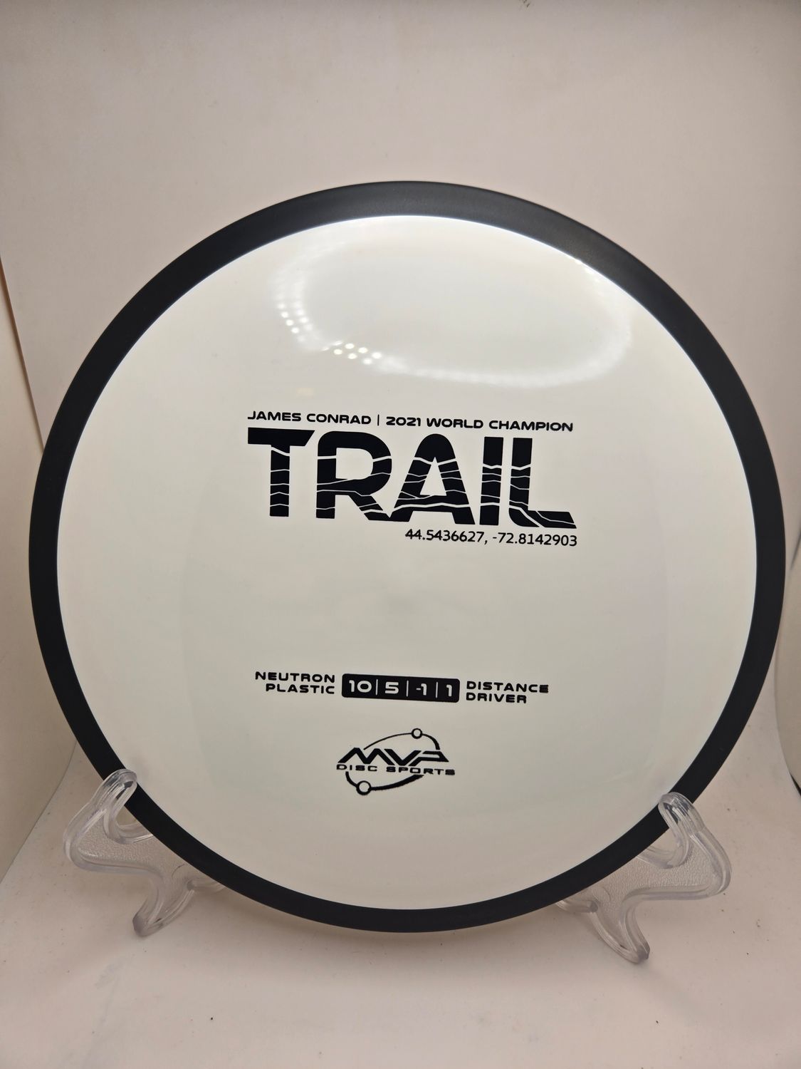 MVP Discs Neutron Stock Stamp Trail White 168g