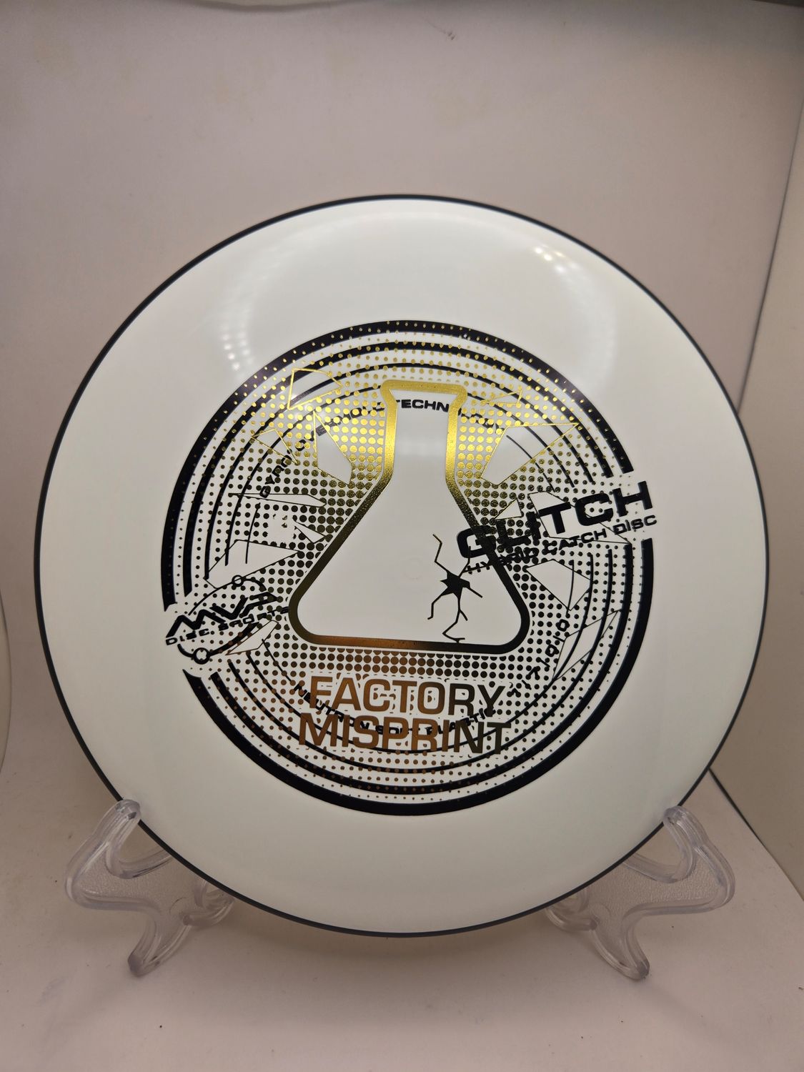 MVP Discs Misprint Glitch Neutron White Stamped 154g