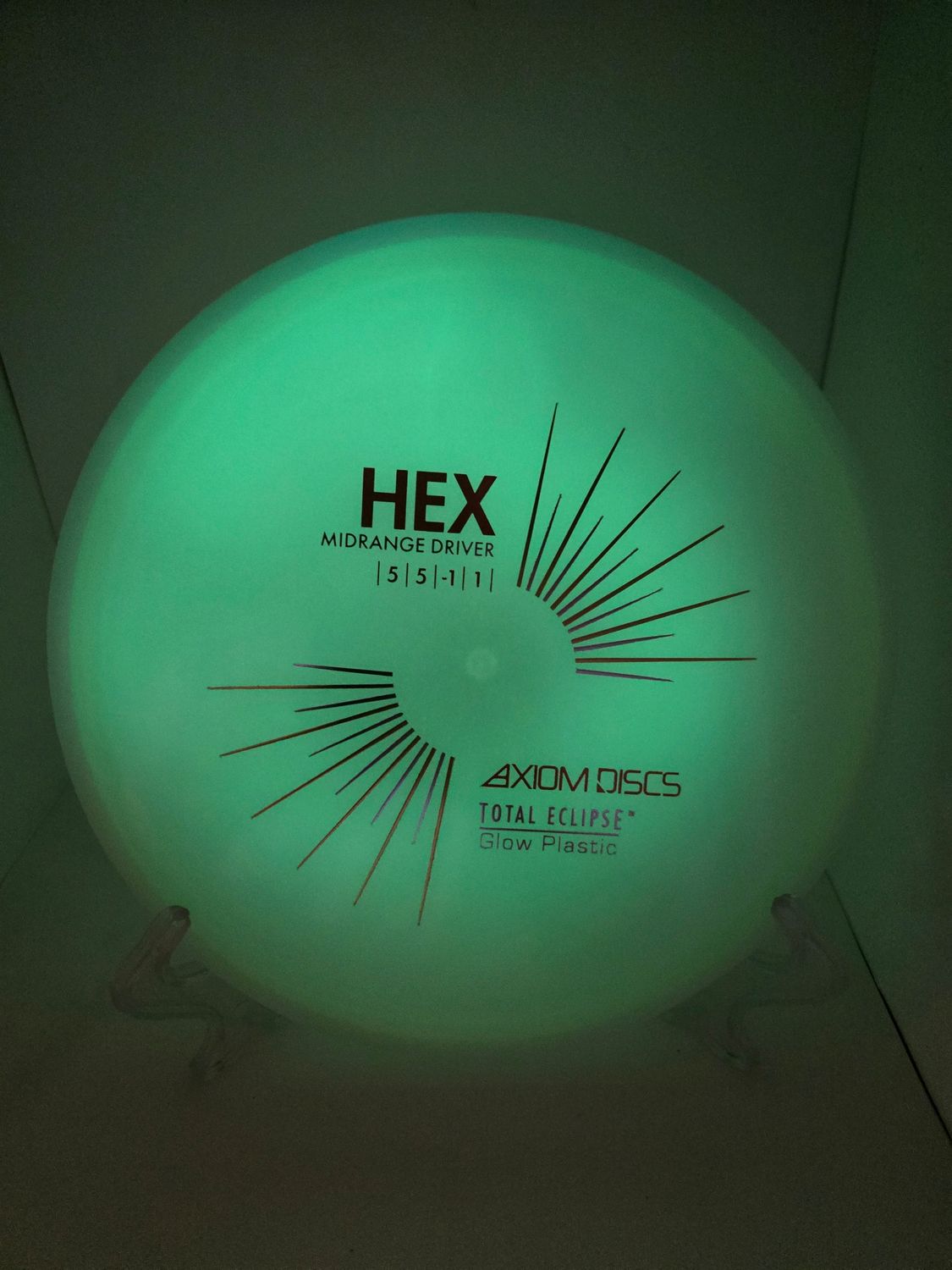 Axiom Discs Hex Total Eclipse Green Plate Green Rim 176g
