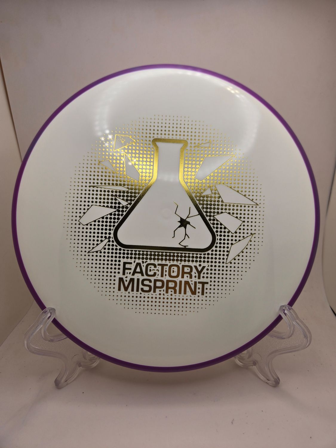 Axiom Discs Misprint Neutron Soft Envy with White with Purple Rim 173g