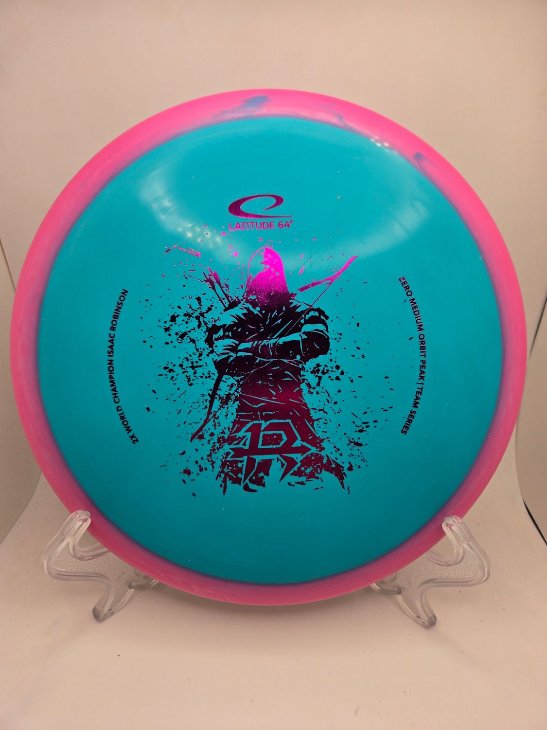 Latitude 64 Zero Medium Orbit Peak - Isaac Robinson Team Series 2025 Turquoise/Pink 174g