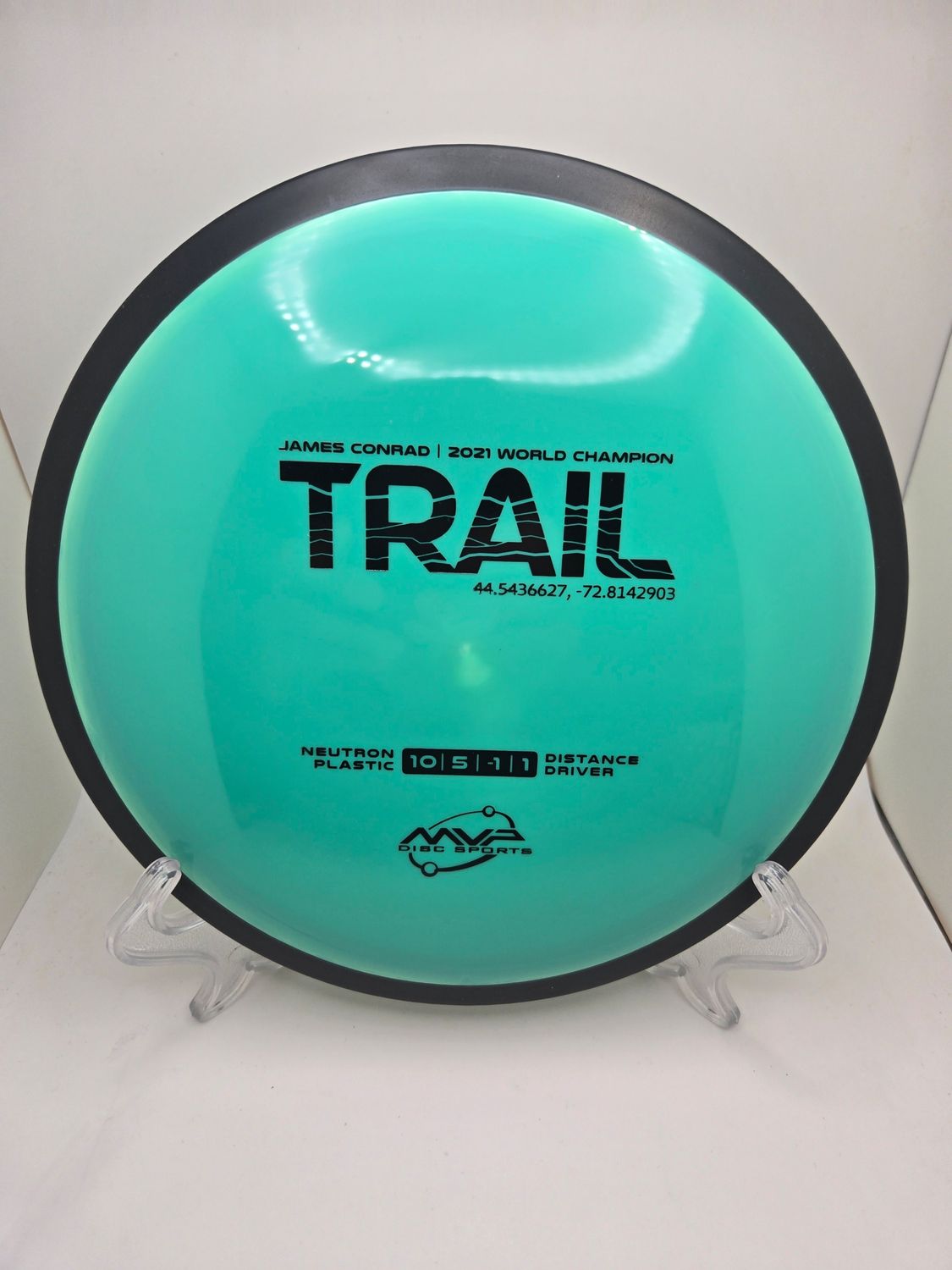 MVP Discs Neutron Stock Stamp Trail Aqua 172g