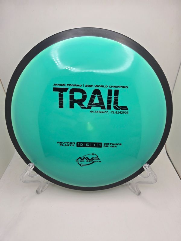 MVP Discs Neutron Stock Stamp Trail Aqua 172g