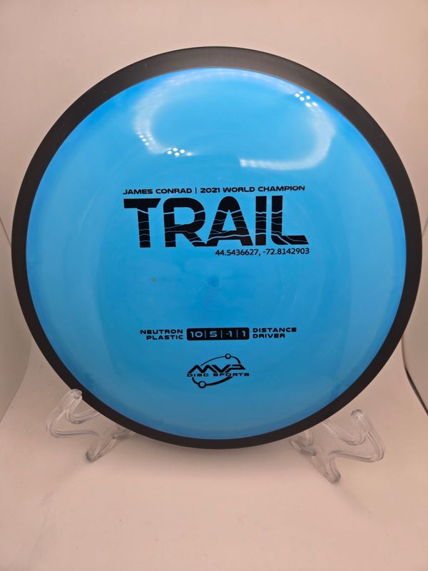 MVP Discs Neutron Stock Stamp Trail Blue 173g