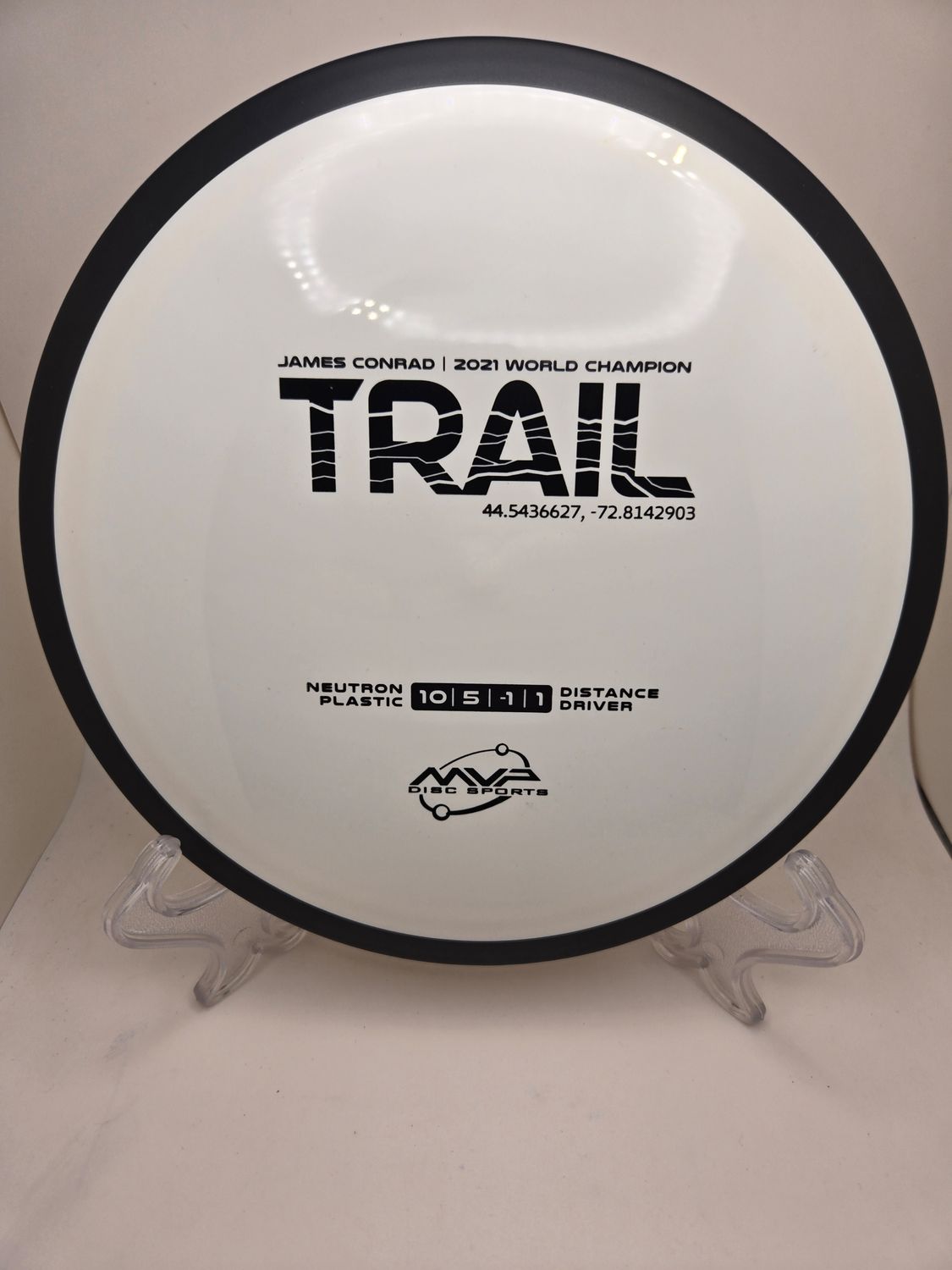 MVP Discs Neutron Stock Stamp Trail White 170g