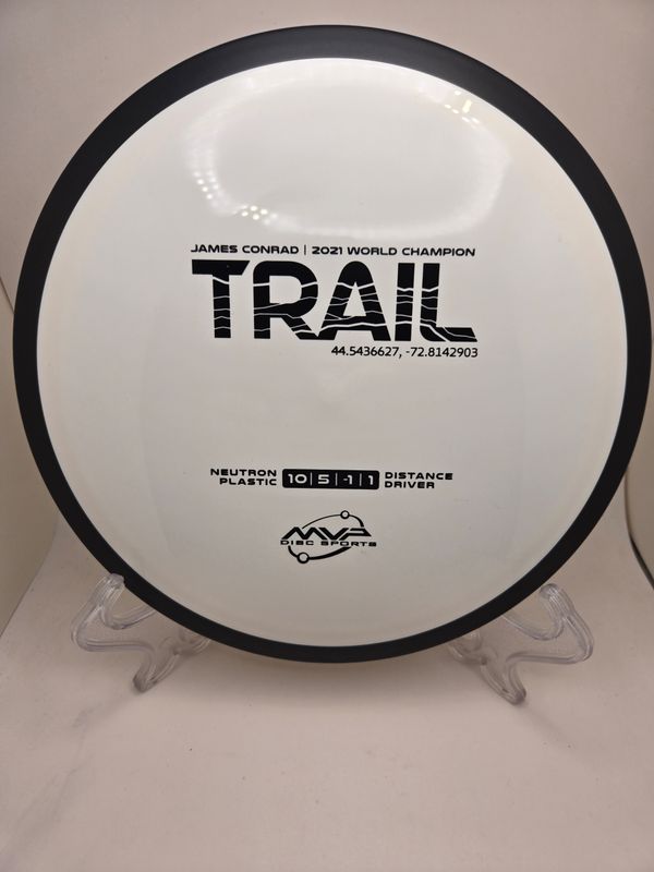 MVP Discs Neutron Stock Stamp Trail White 170g