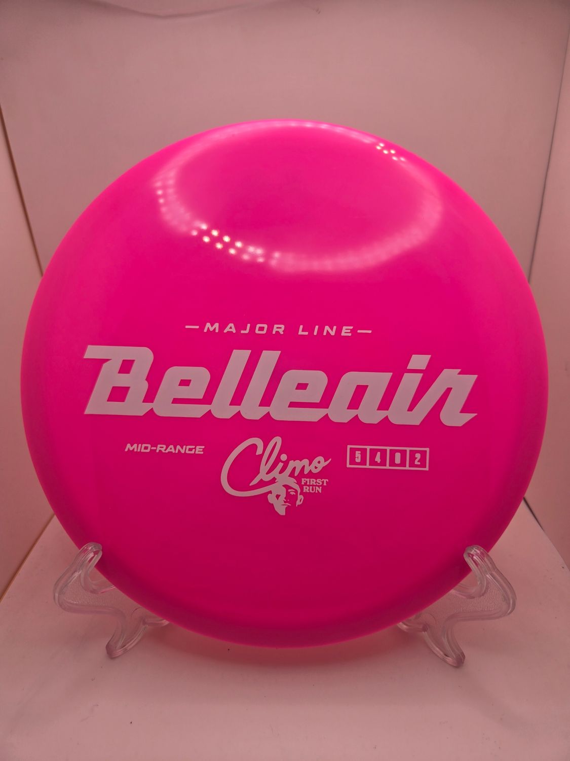 Climo First Run Major Line Belleair Pink with White Stamp 178g