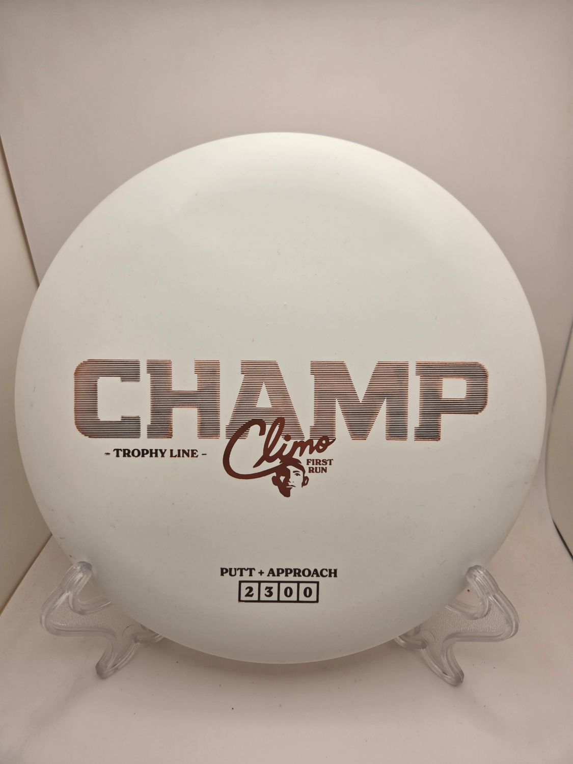 Climo First Run Trophy Line Champ White 171g