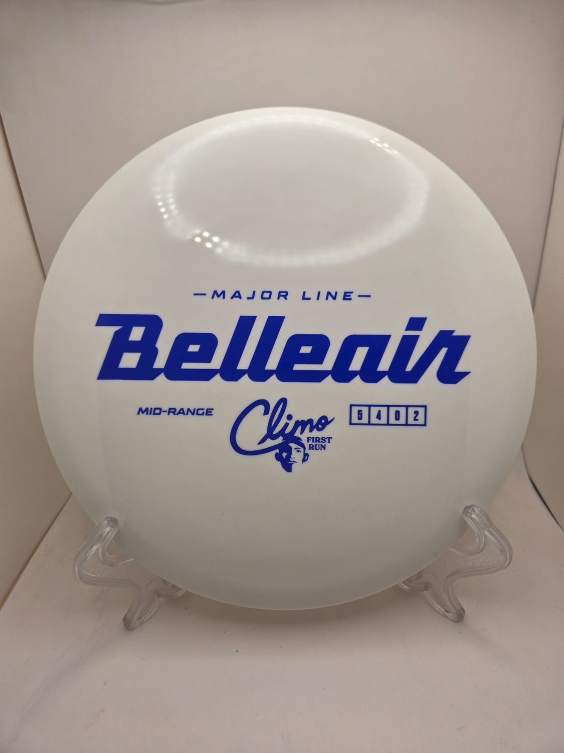 Climo First Run Major Line Belleair White with Blue Stamp 175g