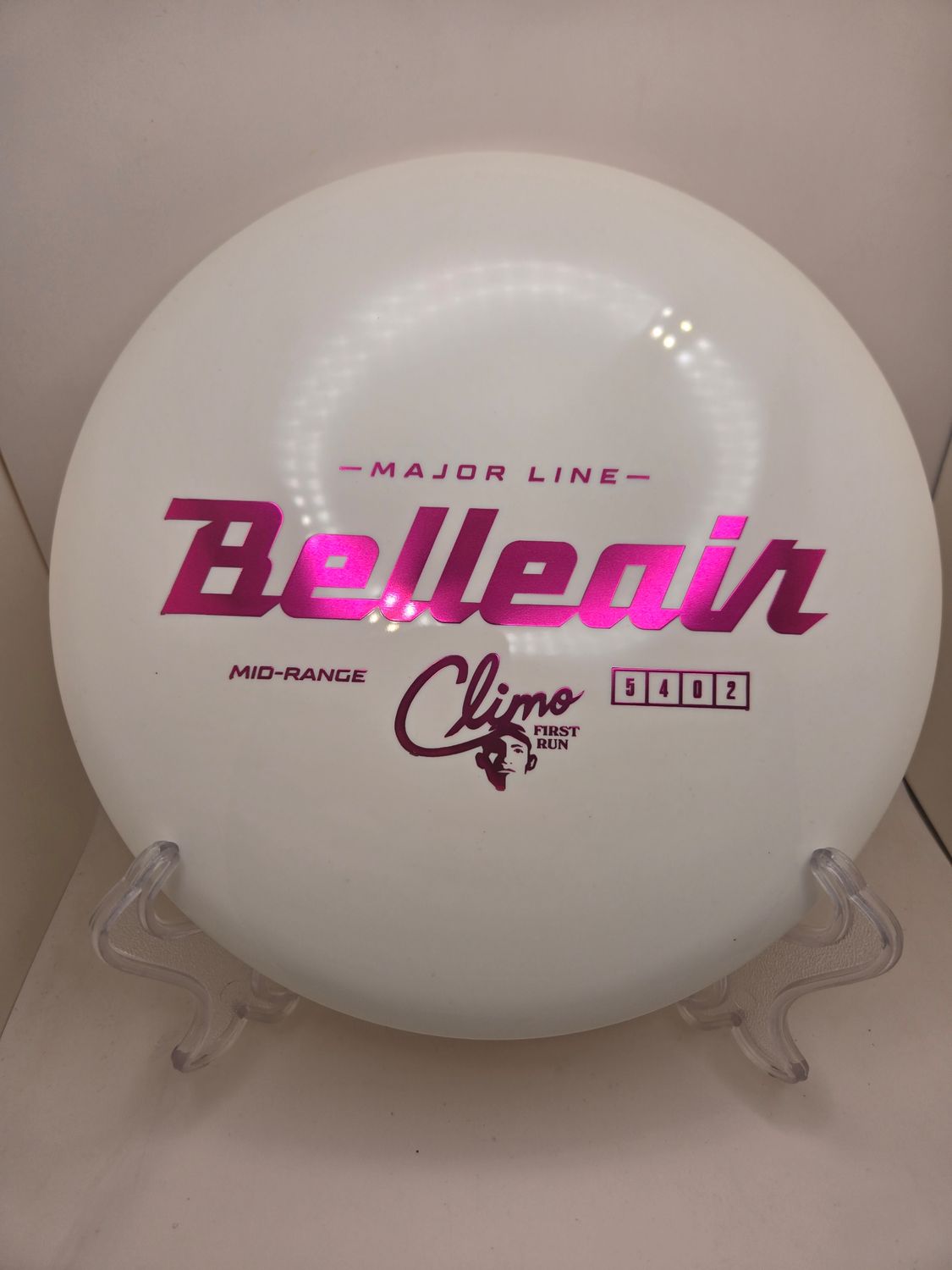 Climo First Run Major Line Belleair White with Pink Stamp 173g