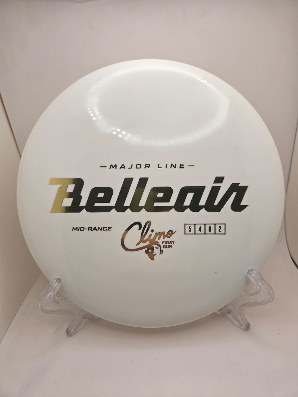 Climo First Run Major Line Belleair White with Gold Stamp 177g