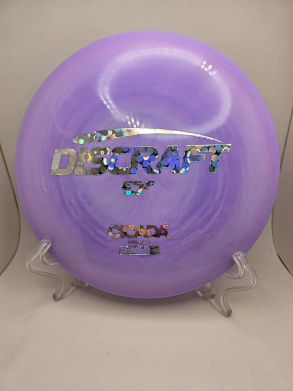 Discraft Discs Cicada ESP Purple with Silver Flower Stamp 167-169g
