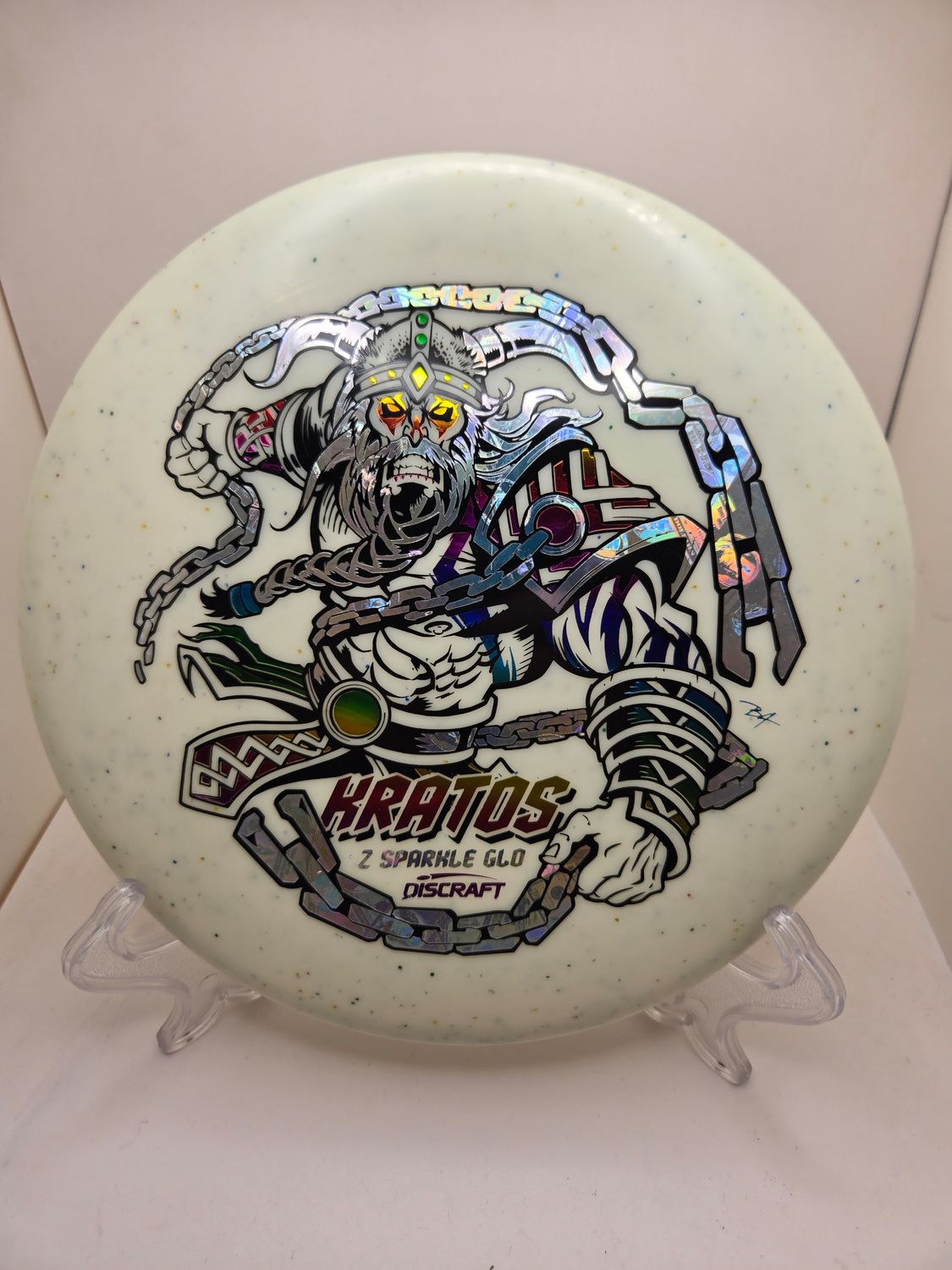 Discraft Discs Kratos Z Sparkle Glo – Ledgestone 2025 – Season 1 White 170-172g