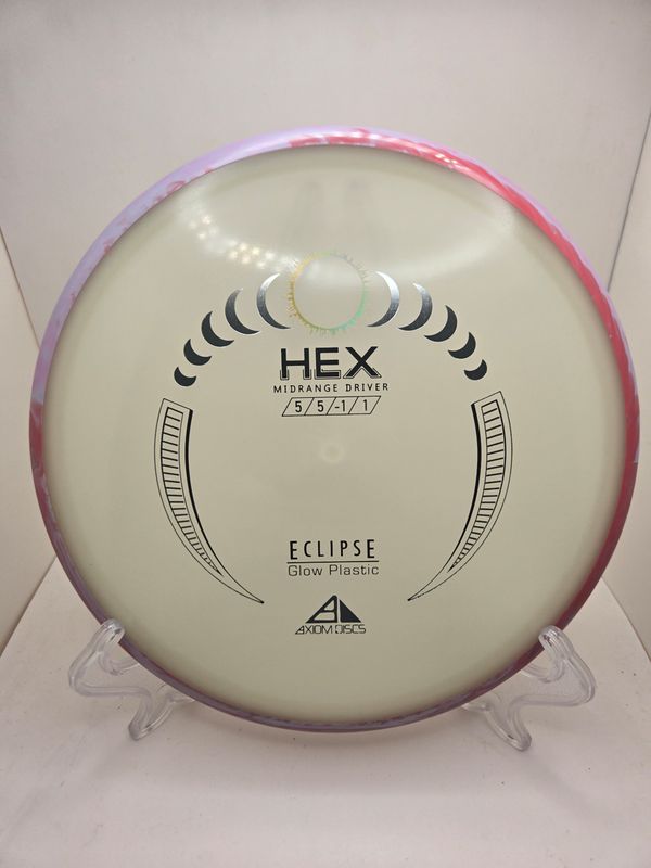 Axiom Discs Hex Eclipse Red Swirly Rim 177g
