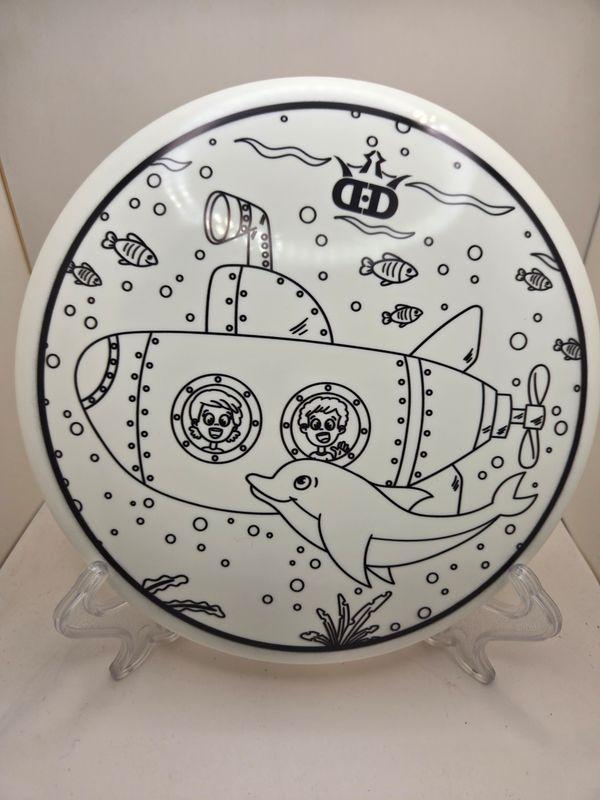 Dynamic Discs Coloring Book Series DyeMax- Submarine White Judge 175g