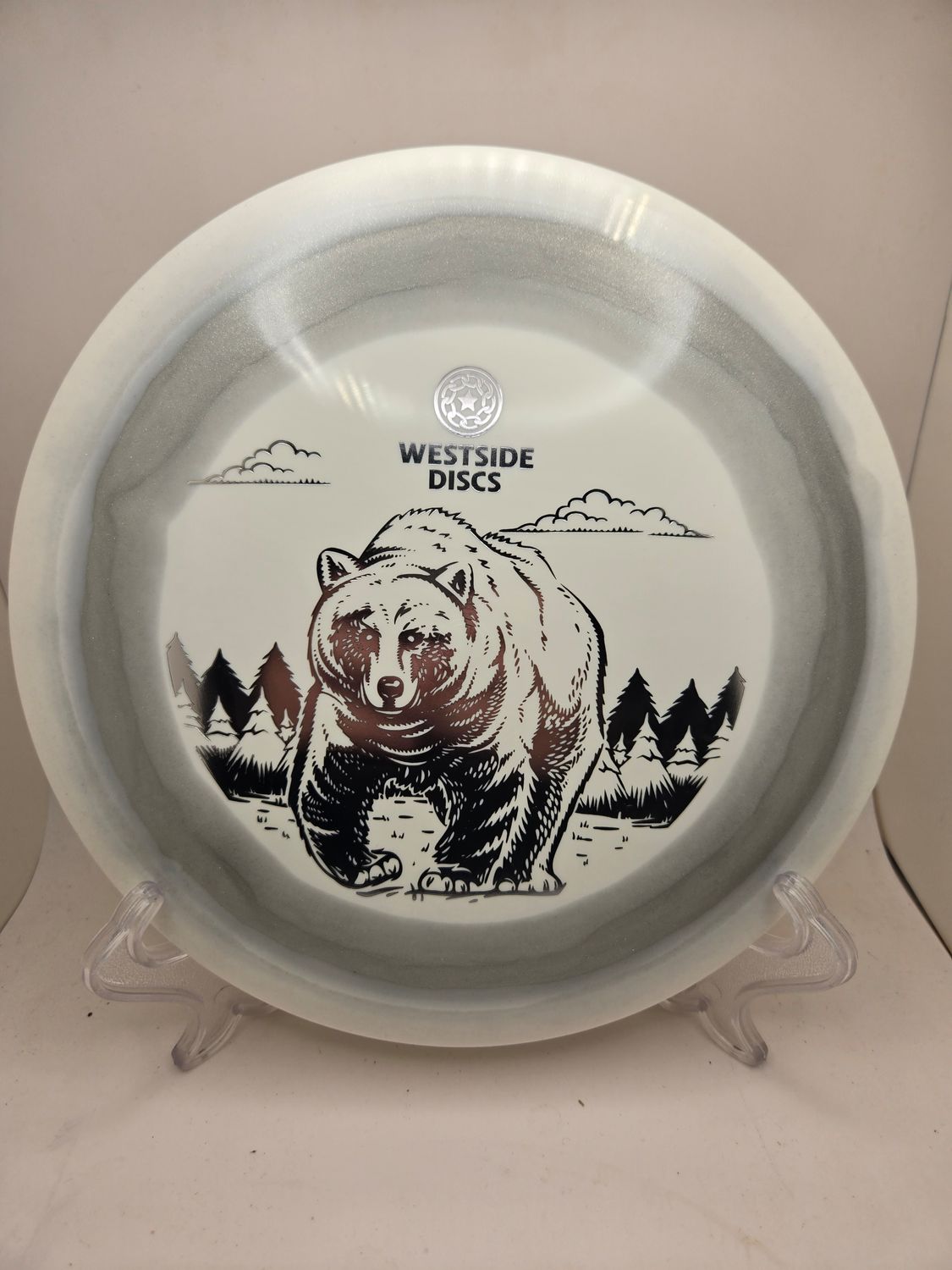 Westside Discs Tournament Ring Bear White/Silver/White 173g
