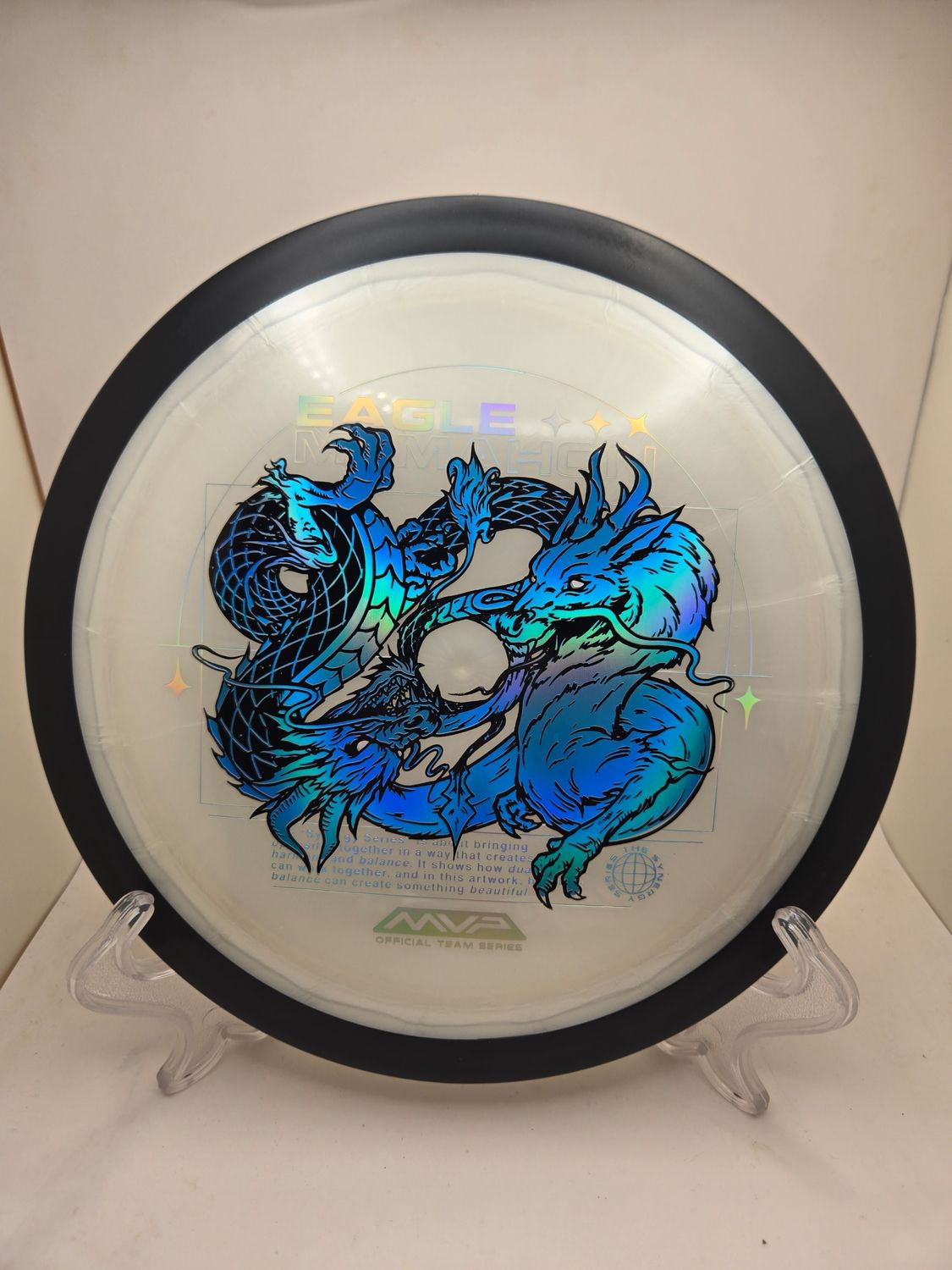 MVP Discs Plasma Dimension Silver with Blue Stamp Special Edition Eagle McMahon Team Series 172g