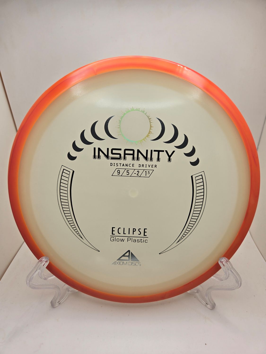 Axiom Discs Eclipse Insanity with Orange Rim 167g