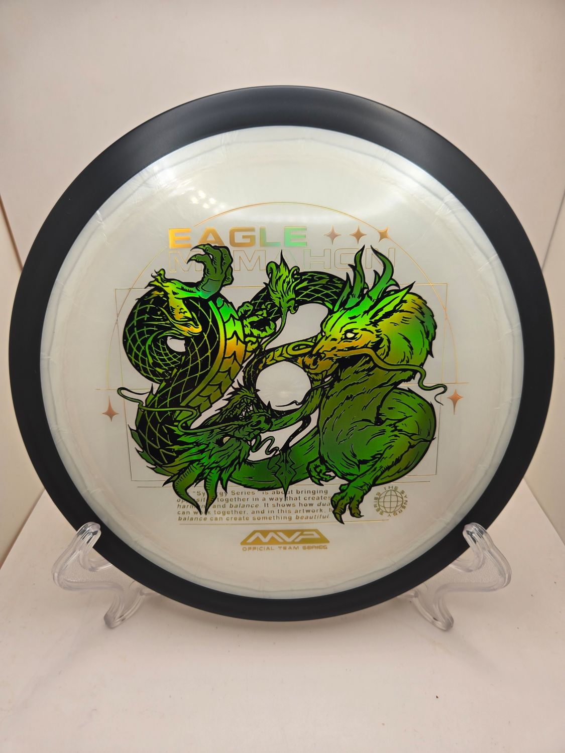 MVP Discs Plasma Dimension Silver with Gold Stamp Special Edition Eagle McMahon Team Series 173-174g