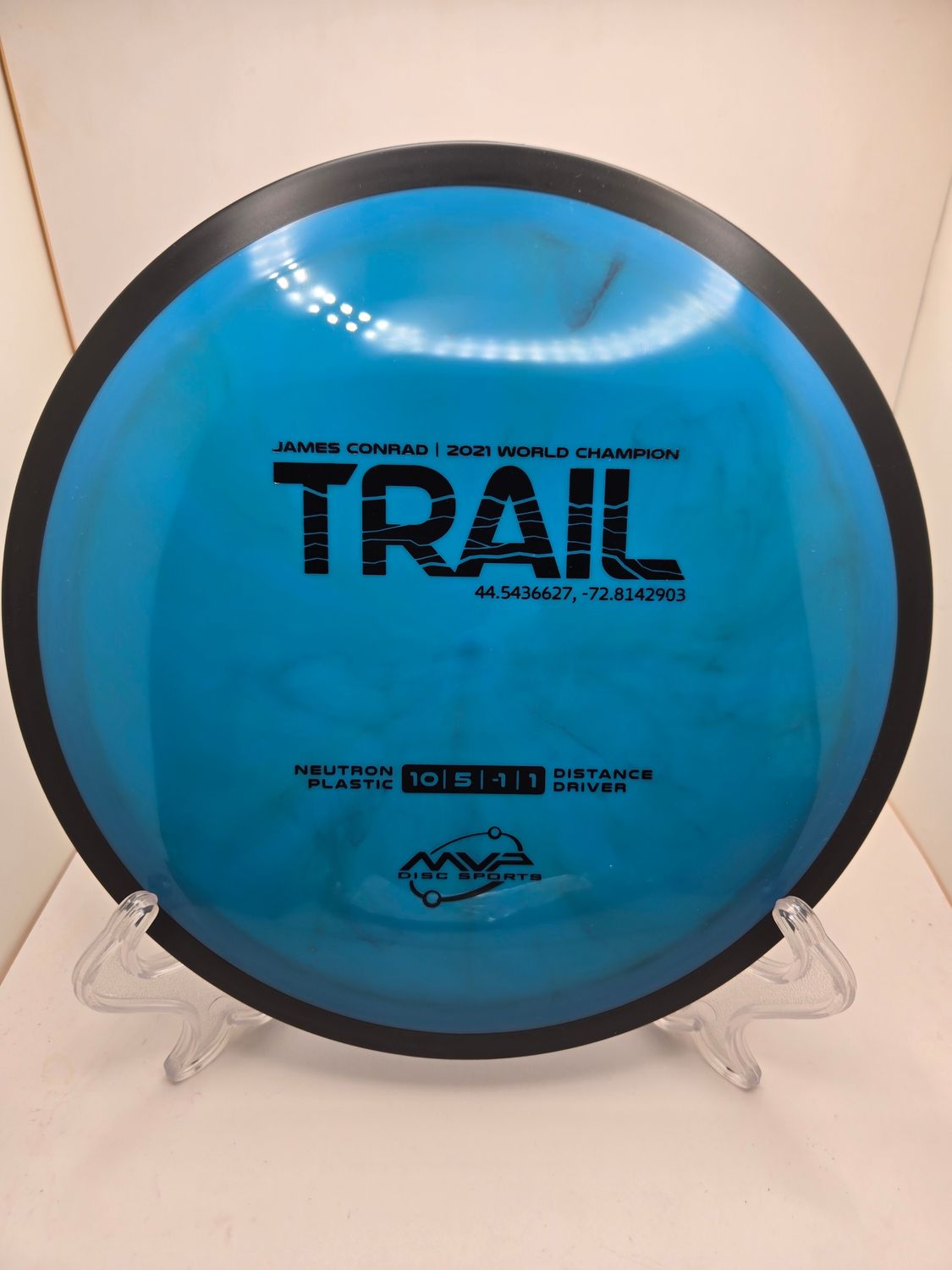 MVP Discs Neutron Stock Stamp Trail Blue 168g