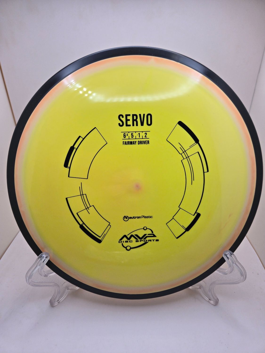 MVP Discs Servo Yellow with Orange Burst Stamped Neutron 170g