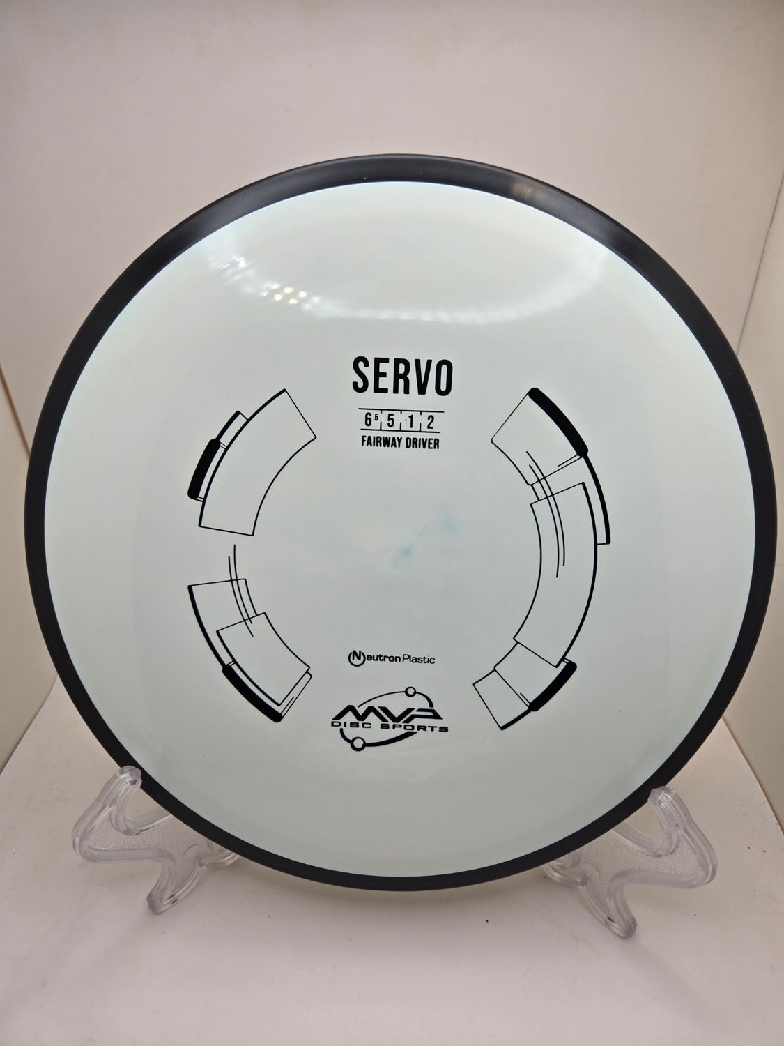 MVP Discs Servo White with Red Stamped Neutron 162g