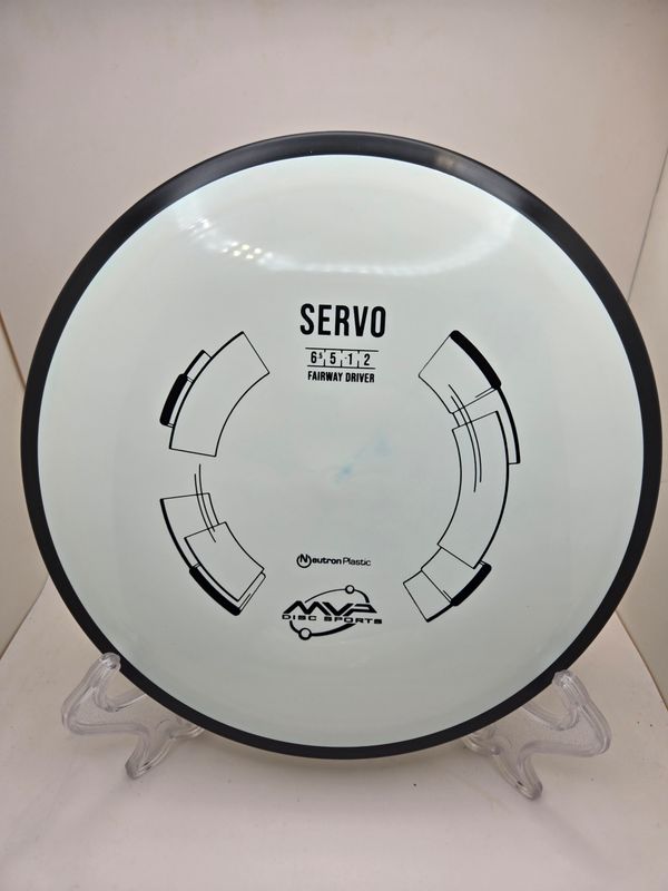 MVP Discs Servo White with Red Stamped Neutron 162g