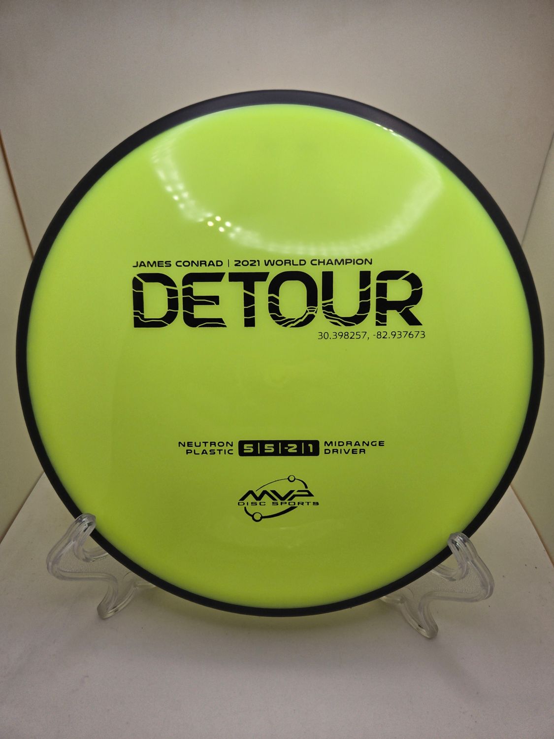MVP Discs Neutron Yellow Detour Stock 179g