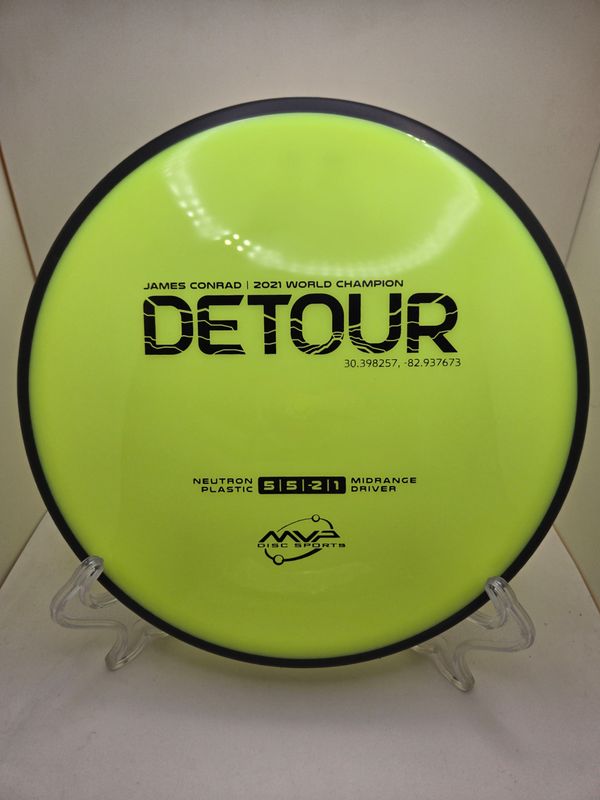 MVP Discs Neutron Yellow Detour Stock 179g